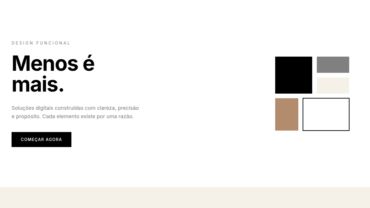 Minimalism & Swiss Style