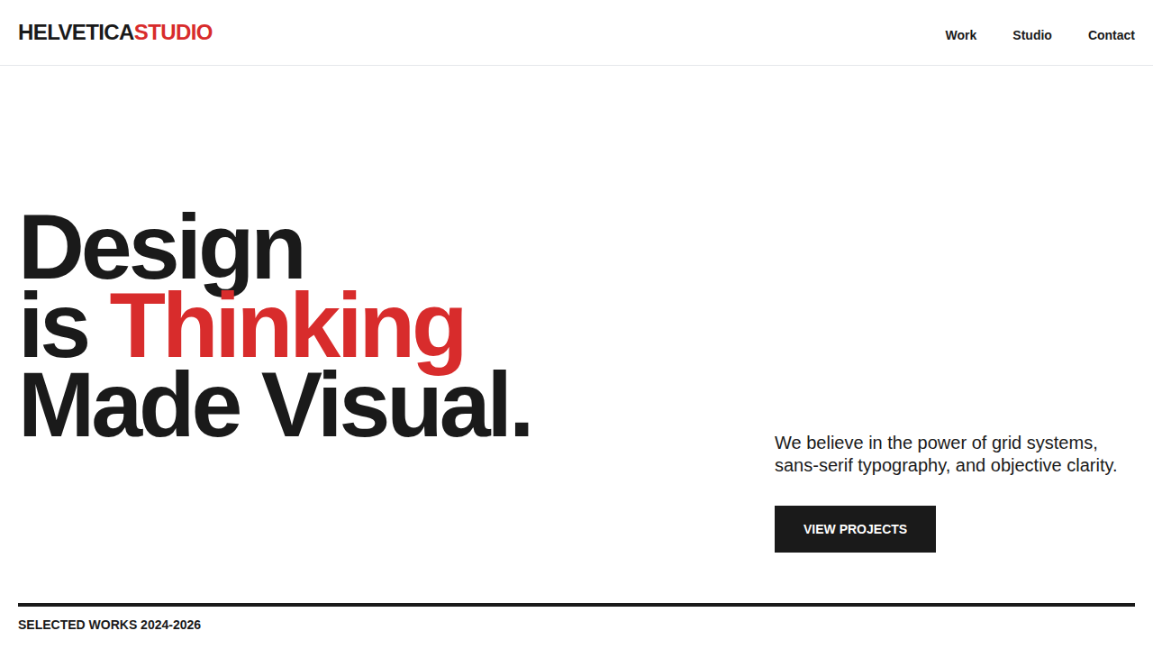 Swiss Design Gráfico