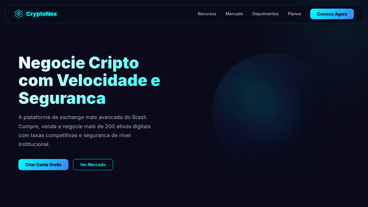Crypto Exchange Plataforma