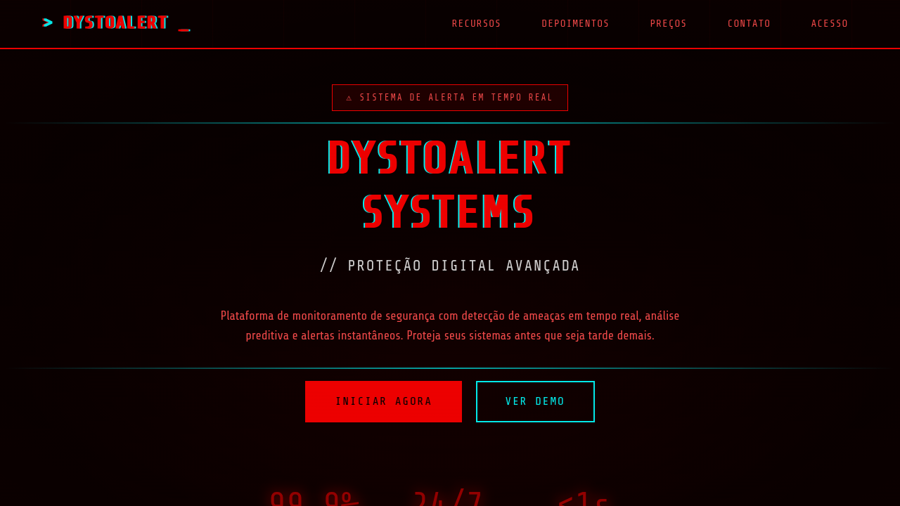 Glitch UI Dystopian Terminal