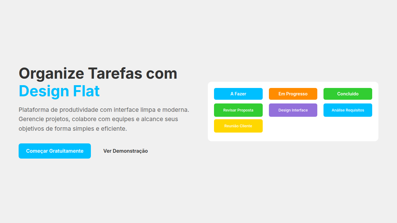 Flat Design Produtivo