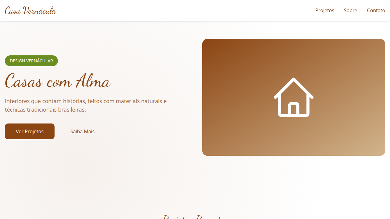 Vernacular Acolhedor Brasileiro