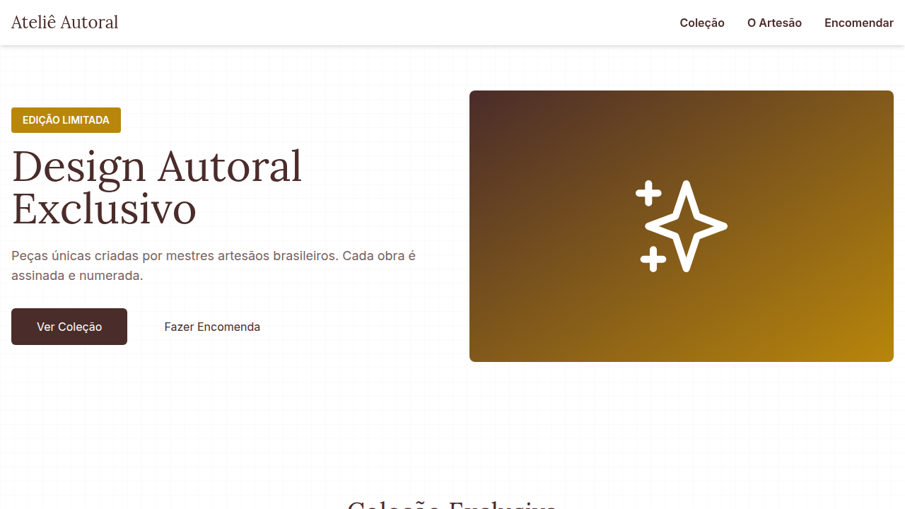 Design Autoral Robusto