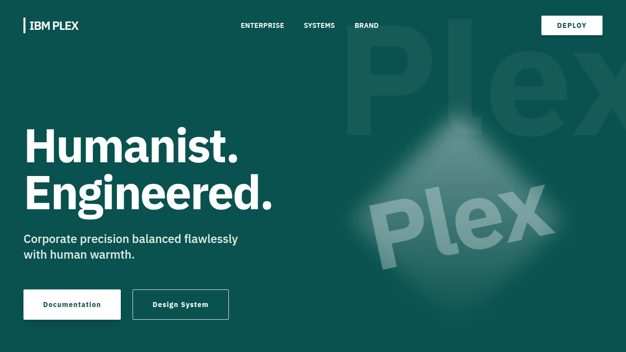 IBM Plex Sans Typography