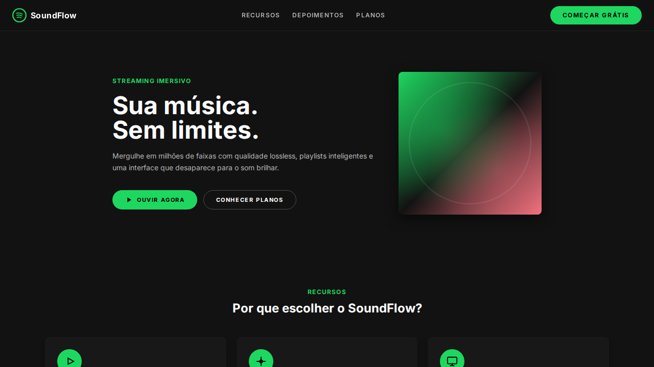 Spotify Dark Immersive