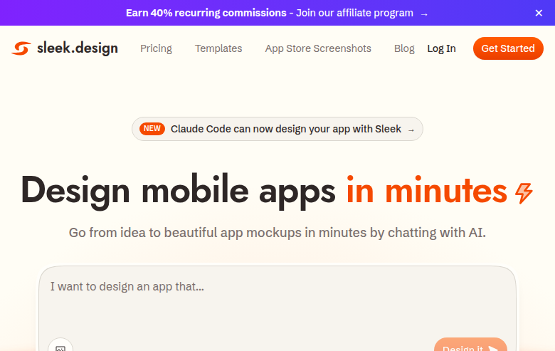 Site oficial do Sleek — sleek.design
